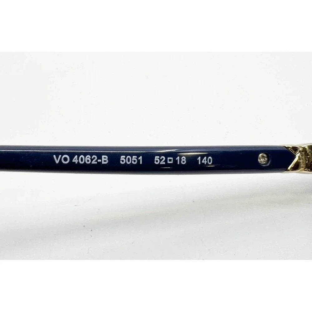 Vogue Eyeglasses Womens Blue VO 4062-B 5051 Cat Eye 52-18-140